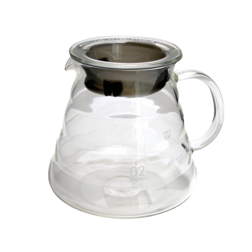 Hario V60 Range Server 600 ml glazen koffiekan voor filterkoffie